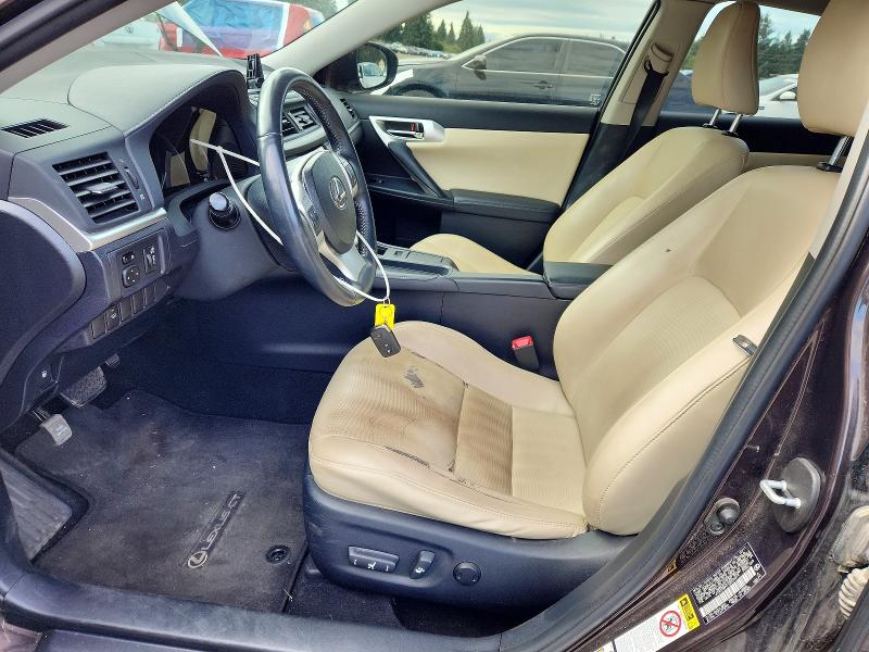 2012 Lexus Ct 200 VIN JTHKD5BH1C2059319 COPART salvage auction — FRONT END, Wa - Bill Of Sale, sold $1,650 on 2026-07-31 (photo 7)