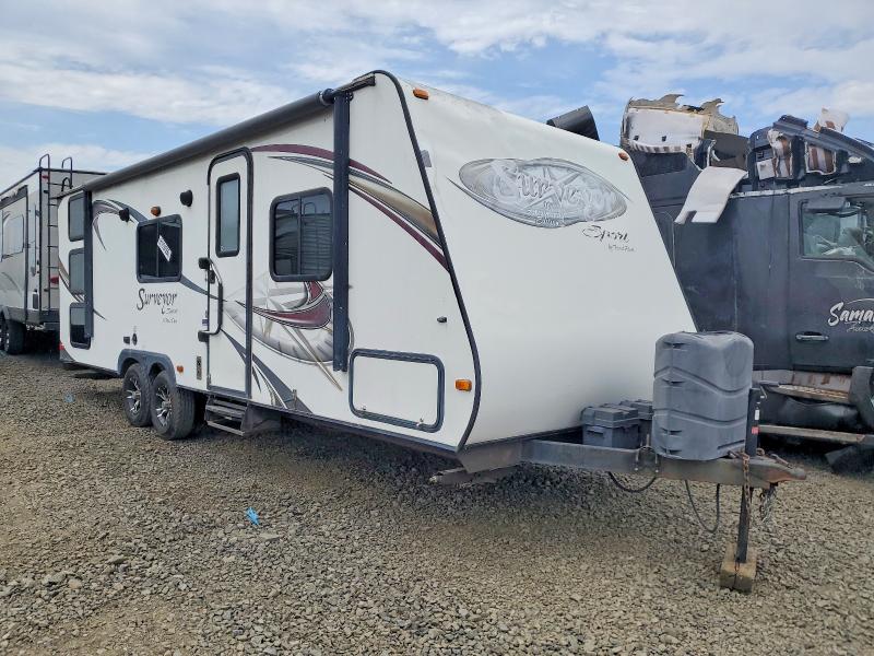2013 Fore - forest river Surveyer s VIN 4X4TSVB24D2471723 COPART salvage auction — MINOR DENT/SCRATCHES, OR - CERTIFICATE OF TITLE, sold $1,300 on 2026-07-28 (photo 1)