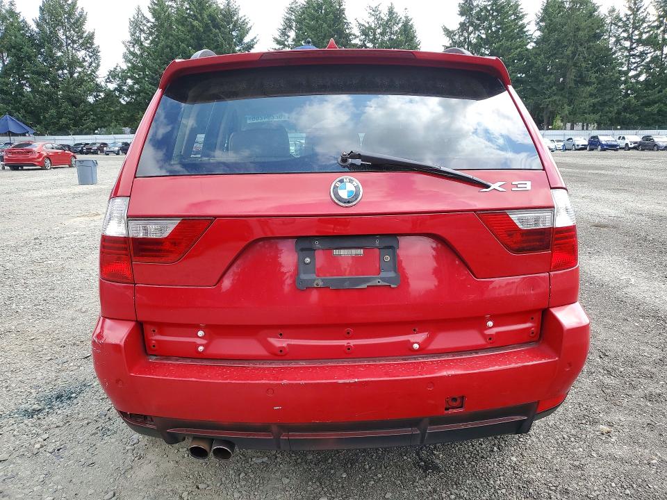 2008 BMW X3 VIN WBXPC93488WJ20889 COPART salvage auction — ALL OVER, CT, sold $200 on 2026-08-04 (photo 6)