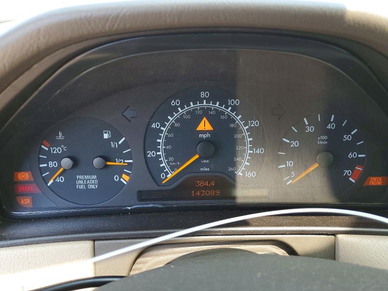 1997 Merz E-class VIN WDBJF55F1VA437048 COPART salvage auction — MECHANICAL, OR - CERTIFICATE OF TITLE, sold $200 on 2026-07-28 (photo 9)