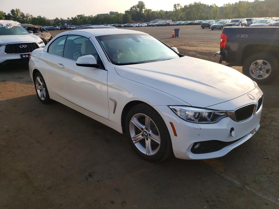 2014 BMW 4 series VIN WBA3T1C59EPS98383 COPART salvage auction — WATER/FLOOD, Ct - Cert Of Title-Flood Salvage, sold $2,150 on 2026-07-31 (photo 4)