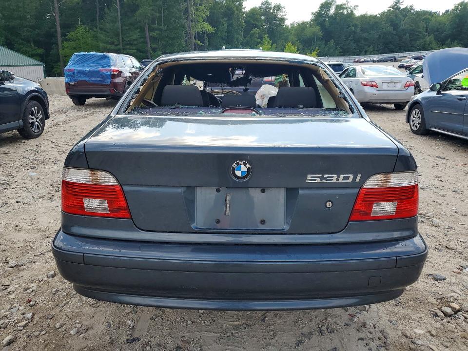 2001 BMW 5 series VIN WBADT53491CE91852 COPART salvage auction — BURN, Ma - Cert Of Title-Reconstrctd Coll, sold $175 on 2026-08-05 (photo 6)