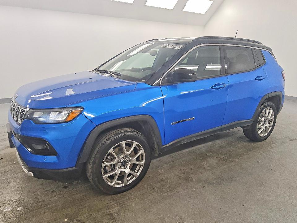 2025 Jeep Compass VIN 3C4NJDCN0ST507018 COPART salvage auction — FRONT END, Ca - Certificate Of Title, sold $6,400 on 2026-08-03 (photo 1)