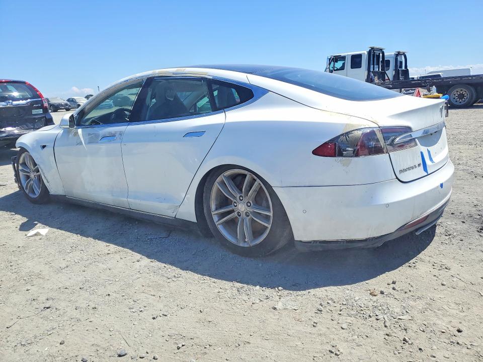 2014 Tesla Model s VIN 5YJSA1H11EFP57345 COPART salvage auction — FRONT END, Ca - Salvage Certificate, sold $1,200 on 2026-08-04 (photo 2)
