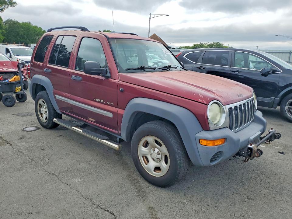 2002 Jep Liberty VIN 1J4GL48K42W253660 COPART salvage auction — NORMAL WEAR, NJ - CERTIFICATE OF TITLE, sold $125 on 2026-07-23 (photo 4)