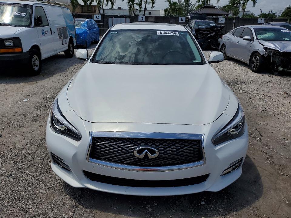 2015 Infiniti Q50 VIN JN1BV7AP8FM330553 COPART salvage auction — MINOR DENT/SCRATCHES, FL - CERTIFICATE OF TITLE (P), sold $1,500 on 2026-07-31 (photo 5)