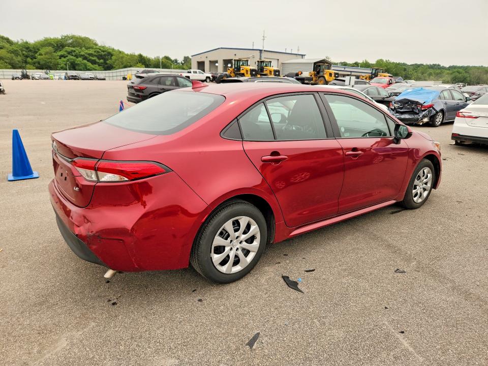 2025 Toyota Corolla VIN 5YFB4MDE2SP317507 COPART salvage auction — REAR END, Me - Certificate Of Title, sold $6,600 on 2026-07-22 (photo 3)