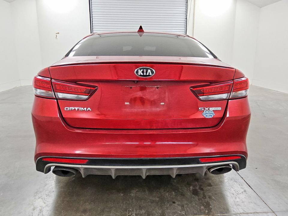 2017 Kia Optima VIN 5XXGW4L24HG147336 COPART salvage auction — HAIL, TX - CERTIFICATE OF TITLE, sold $1,600 on 2026-07-30 (photo 6)