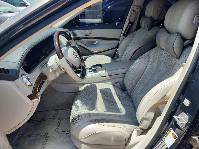 2015 Mercedes-benz S class VIN WDDUG8CB6FA074718 COPART salvage auction — REAR END, Tx - Certificate Of Title (P), sold $5,500 on 2026-08-06 (photo 7)