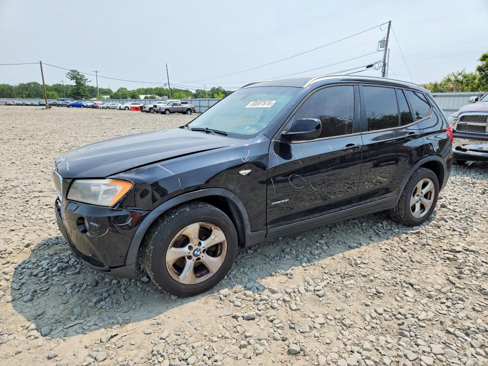 2011 BMW X3 VIN 5UXWX5C51BL710986 COPART salvage auction — FRONT END, NJ - CERT OF TITLE-SALVAGE (P), sold $325 on 2026-07-27 (photo 1)