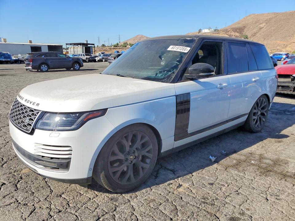 2018 Land rover Rangerover VIN SALGS2RE1JA503429 COPART salvage auction — MECHANICAL, Ca - Cert Of Title Or Salvage Acq (P), sold $17,500 on 2026-07-28 (photo 1)
