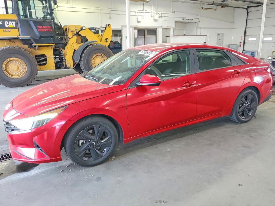 2021 Hyundai Elantra VIN 5NPLS4AG3MH027986 COPART salvage auction — REAR END, Wa - Bill Of Sale, sold $3,950 on 2026-07-31 (photo 1)