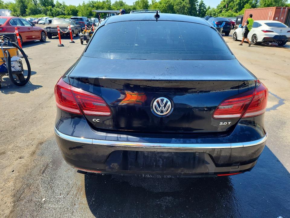 2013 Volkswagen Cc VIN WVWBP7ANXDE569003 COPART salvage auction — FRONT END, Ct - Cert Of Title-Salvage, sold $475 on 2026-08-04 (photo 6)