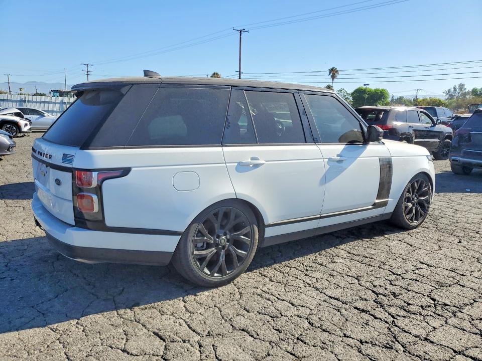 2018 Land rover Rangerover VIN SALGS2RE1JA503429 COPART salvage auction — MECHANICAL, Ca - Cert Of Title Or Salvage Acq (P), sold $17,500 on 2026-07-28 (photo 3)