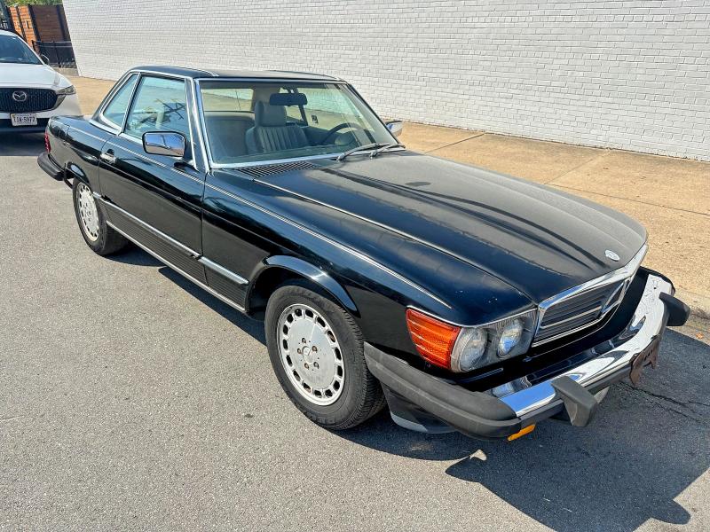 1986 Mercedes-benz Sl-class VIN WDBBA4BD7GA039241 COPART salvage auction — MINOR DENT/SCRATCHES, Va - Certificate Of Title (P), sold $4,200 on 2026-07-26 (photo 1)