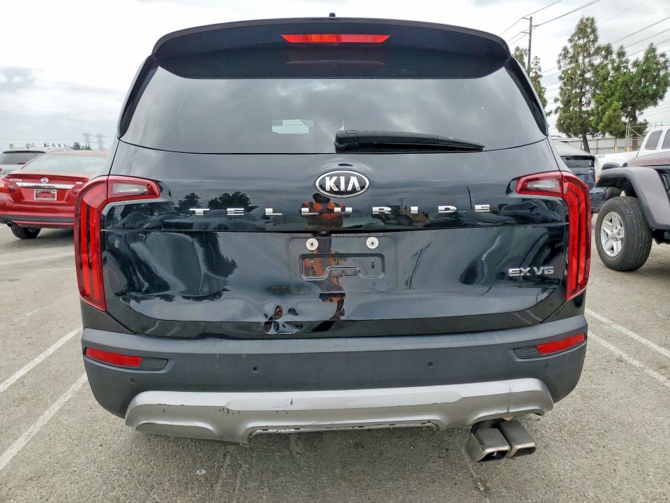 2021 Kia Telluride VIN 5XYP34HC2MG184272 COPART salvage auction — REAR END, LQ, sold $8,100 on 2026-07-28 (photo 6)