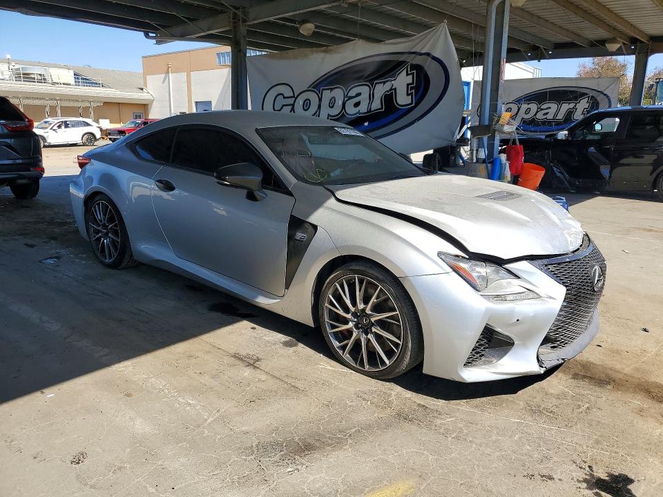 2015 Lexus Rc300 VIN JTHHP5BC0F5001615 COPART salvage auction — FRONT END, Ca - Salvage Certificate, sold $8,100 on 2026-08-04 (photo 4)