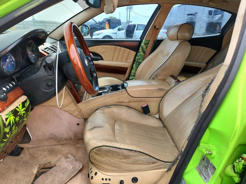 2009 Maserati Quattropor VIN ZAMFK39A790041834 COPART salvage auction — MECHANICAL, Fl - Certificate Of Title, sold $275 on 2026-08-12 (photo 7)