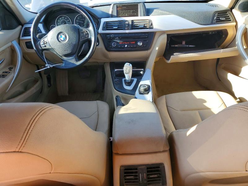 2014 BMW 3 series VIN WBA3B1C55EPV79566 COPART salvage auction — FRONT END, Ca - Dis/Dlr/Exp Only Clean Title, sold $900 on 2026-07-14 (photo 8)