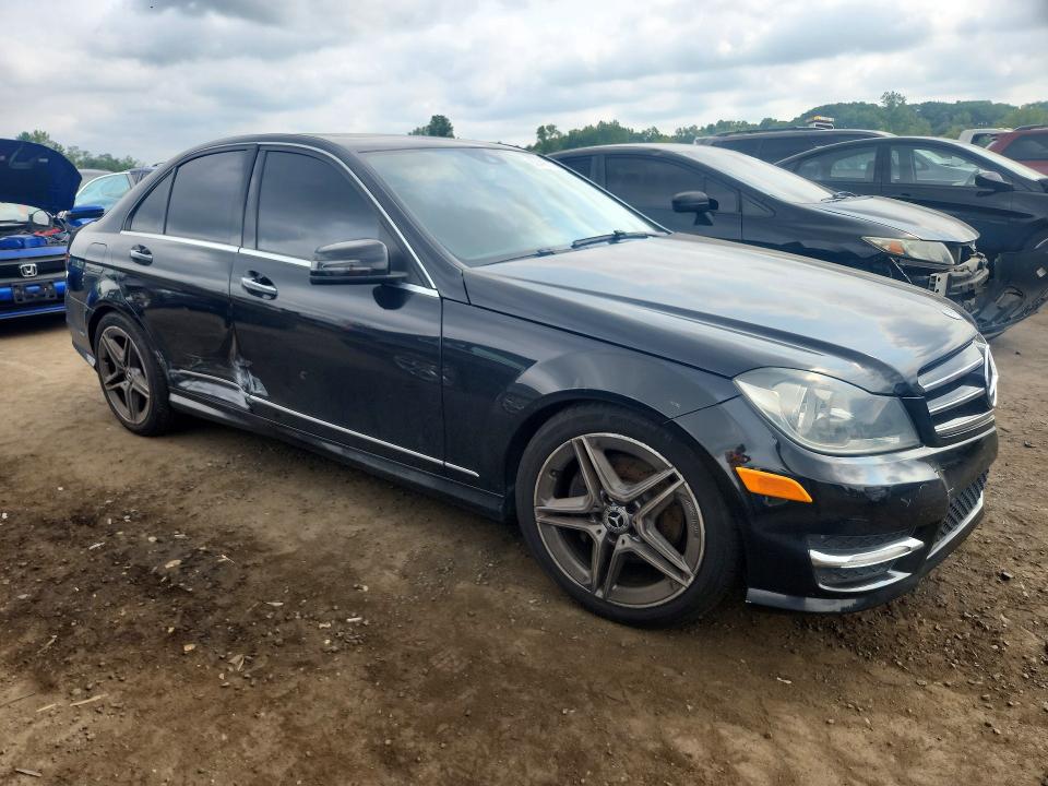 2014 Mercedes-benz C class VIN WDDGF8AB5EA940524 COPART salvage auction — SIDE, CT - CERT OF TITLE-SALVAGE, sold $1,050 on 2026-08-21 (photo 4)