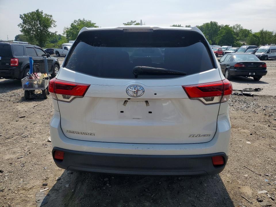 2019 Toyota Highlander VIN 5TDJZRFH2KS570092 COPART salvage auction — MINOR DENT/SCRATCHES, MD - CERTIFICATE OF TITLE (P), sold $16,800 on 2026-07-30 (photo 6)