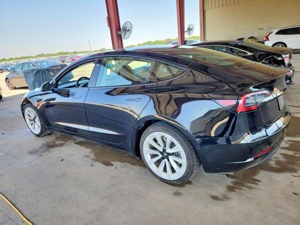 2022 Tesla Model 3 VIN 5YJ3E1EA4NF372049 COPART salvage auction — SIDE, Tn - Certificate Of Title, sold $9,600 on 2026-08-03 (photo 2)