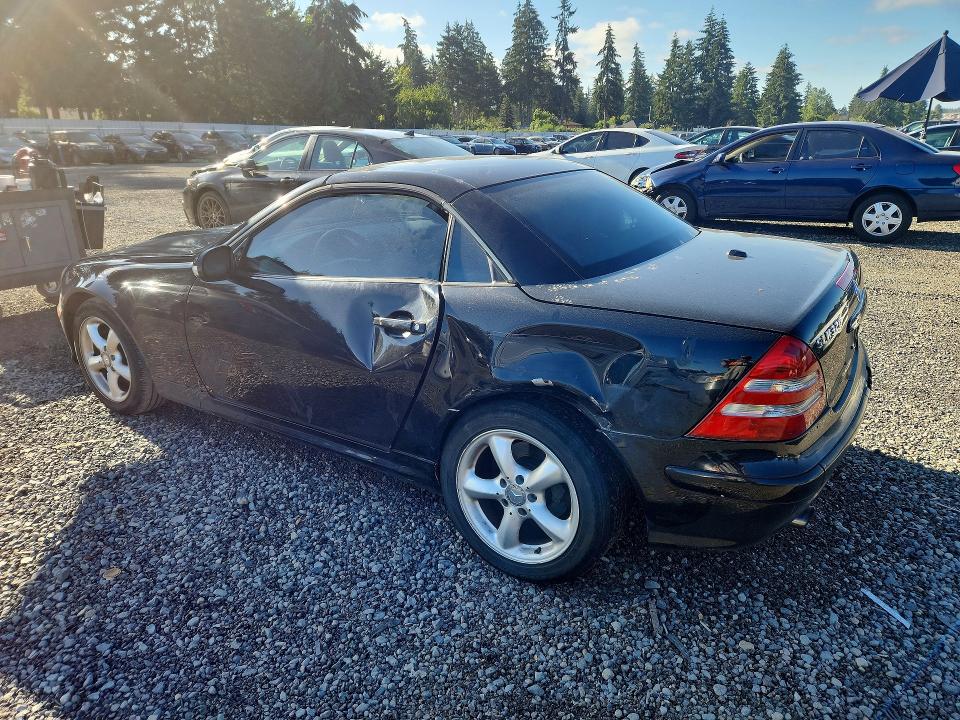 2001 Mercedes-benz Slk-class VIN WDBKK65F31F209930 COPART salvage auction — SIDE, WA - BILL OF SALE, sold $350 on 2026-07-31 (photo 2)