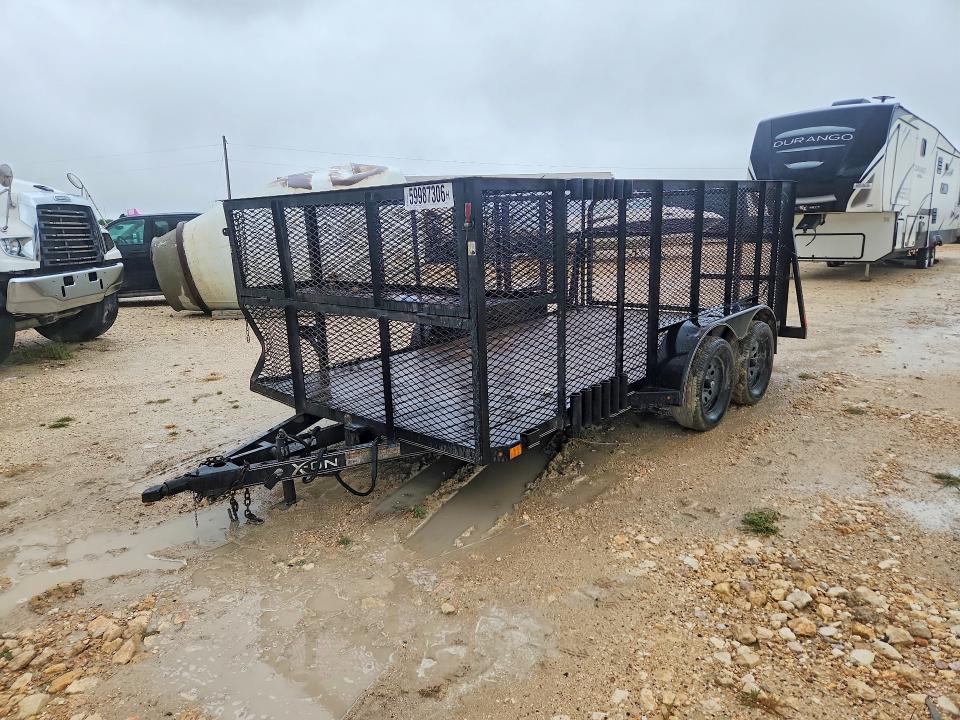 2019 X-on trailers llc X-on trail VIN 7LEUT4233KB003014 COPART salvage auction — FRONT END, TX - SALVAGE VEHICLE TITLE (P), sold $750 on 2026-07-23 (photo 1)