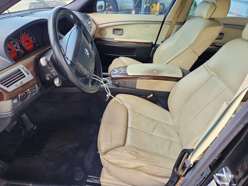 2008 BMW 7 series VIN WBAHN83558DT79945 COPART salvage auction — FRONT END, BP, sold $550 on 2026-08-04 (photo 7)