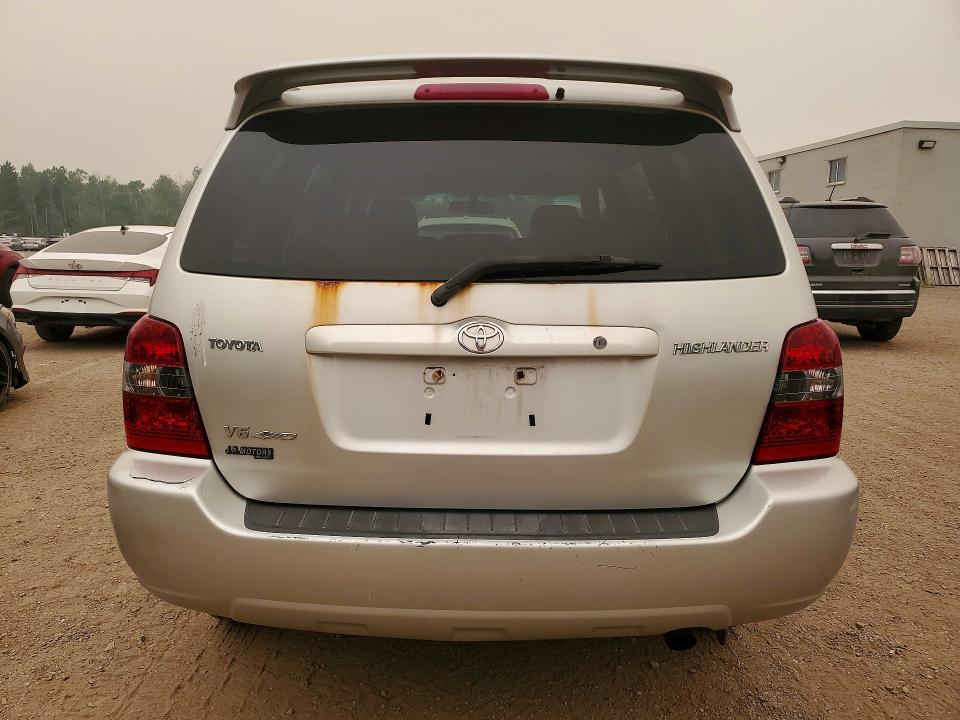 2007 Toyota Highlander VIN JTEHP21A870200910 COPART salvage auction — MINOR DENT/SCRATCHES, On - Permit No Brand - Unfit, sold $275 on 2026-07-29 (photo 6)
