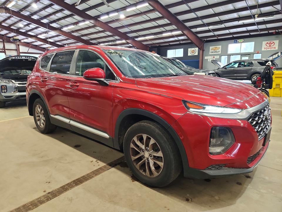 2019 Hyundai Santa fe VIN 5NMS2CAD4KH117508 COPART salvage auction — REAR END, Ct - Certificate Of Title, sold $2,550 on 2026-07-09 (photo 4)