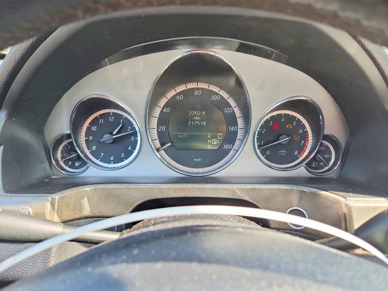 2010 Mercedes-benz E-class VIN WDDHF8HB2AA136654 COPART salvage auction — STRIPPED, Al - Certificate Of Title, sold $375 on 2026-07-30 (photo 9)