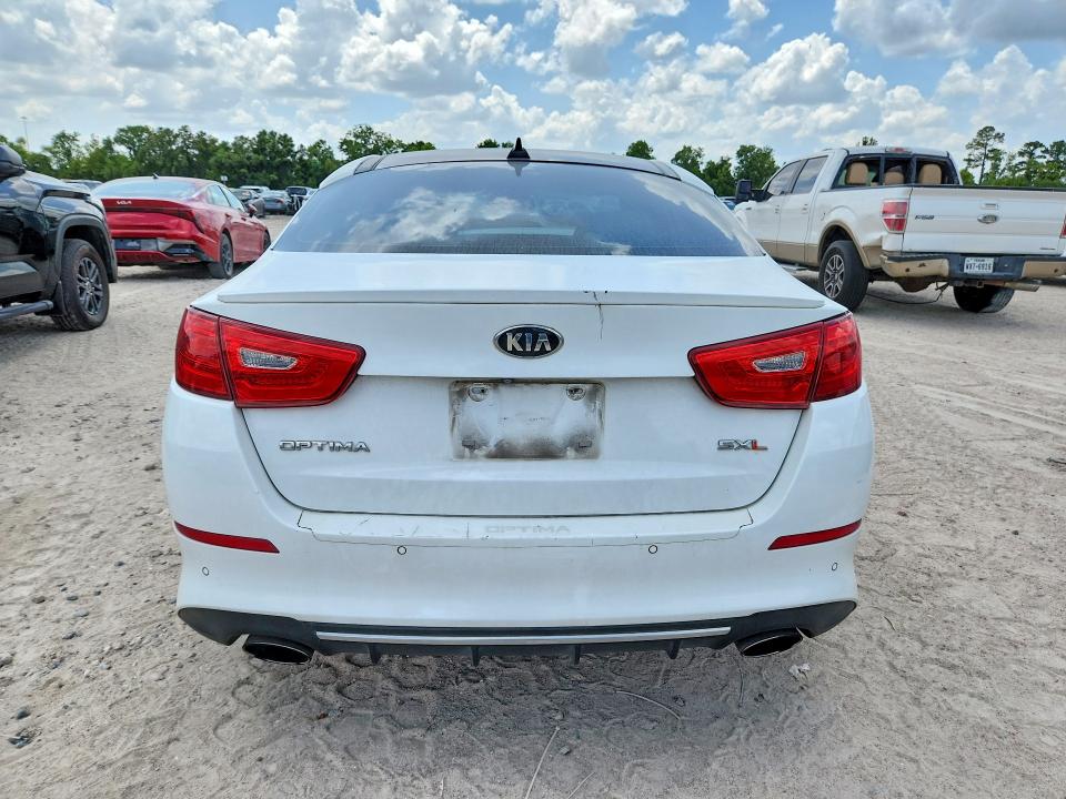 2015 Kia Optima VIN 5XXGR4A64FG411391 COPART salvage auction — FRONT END, TX - CERTIFICATE OF TITLE, sold $1,000 on 2026-07-31 (photo 6)