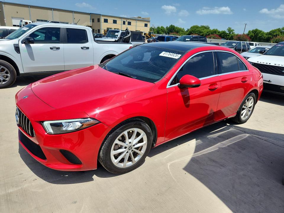 2020 Mercedes-benz A-class VIN W1K3G4EB5LW042987 — COPART salvage auction photo
