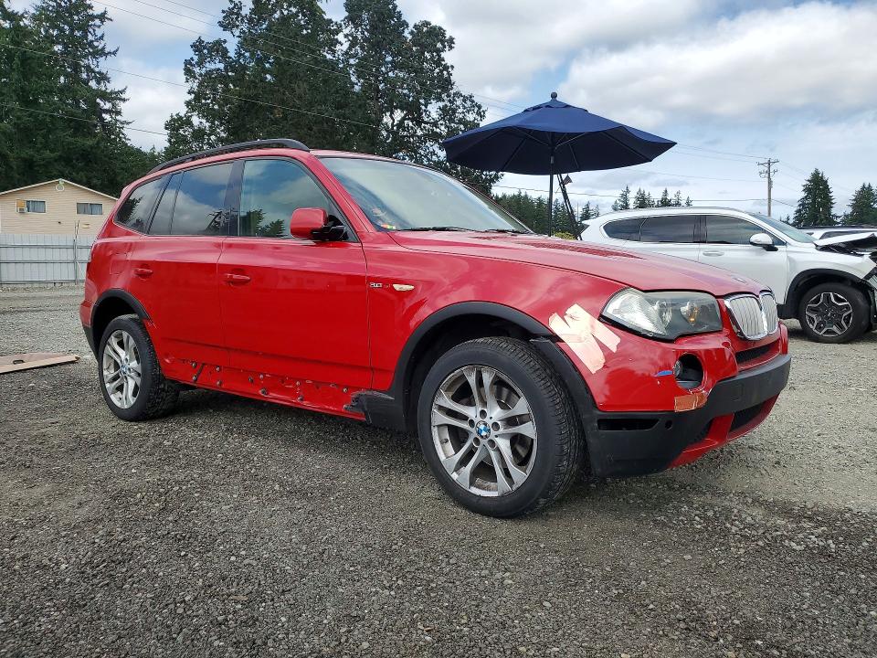 2008 BMW X3 VIN WBXPC93488WJ20889 COPART salvage auction — ALL OVER, CT, sold $200 on 2026-08-04 (photo 4)
