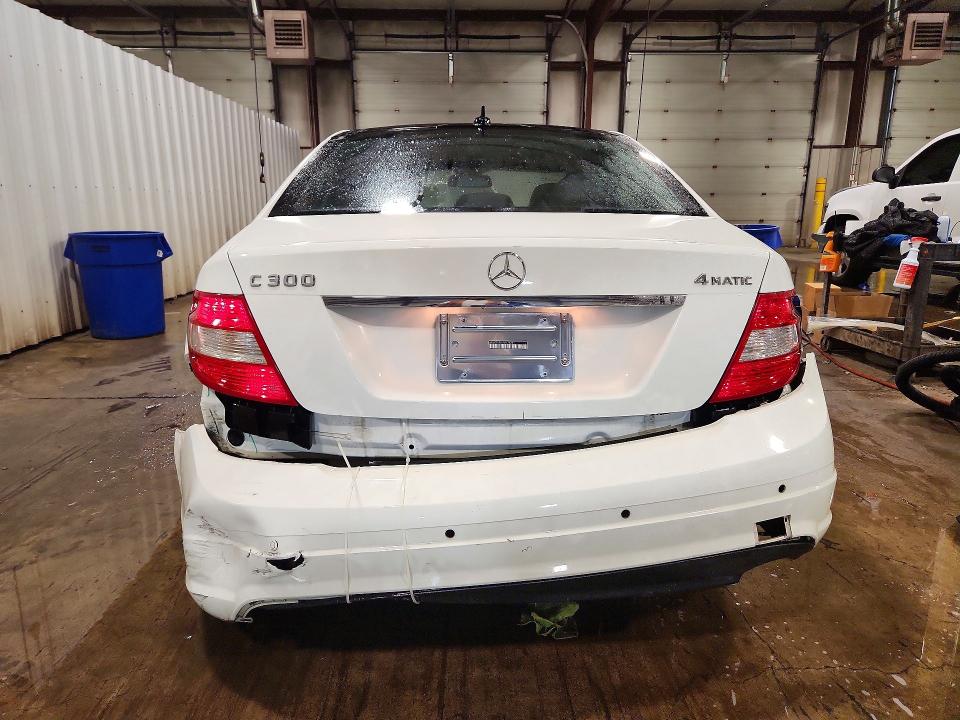 2011 Mercedes-benz C class VIN WDDGF8BB1BR176201 COPART salvage auction — REAR END, PA - CERTIFICATE OF SALVAGE, sold $1,200 on 2026-08-04 (photo 6)