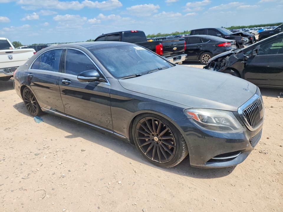 2015 Mercedes-benz S class VIN WDDUG8CB6FA074718 COPART salvage auction — REAR END, Tx - Certificate Of Title (P), sold $5,500 on 2026-08-06 (photo 4)