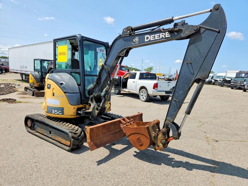 2016 John deere 35g VIN 1FF035GXPGK277071 COPART salvage auction — ALL OVER, MI - BILL OF SALE, sold $12,300 on 2026-07-31 (photo 1)