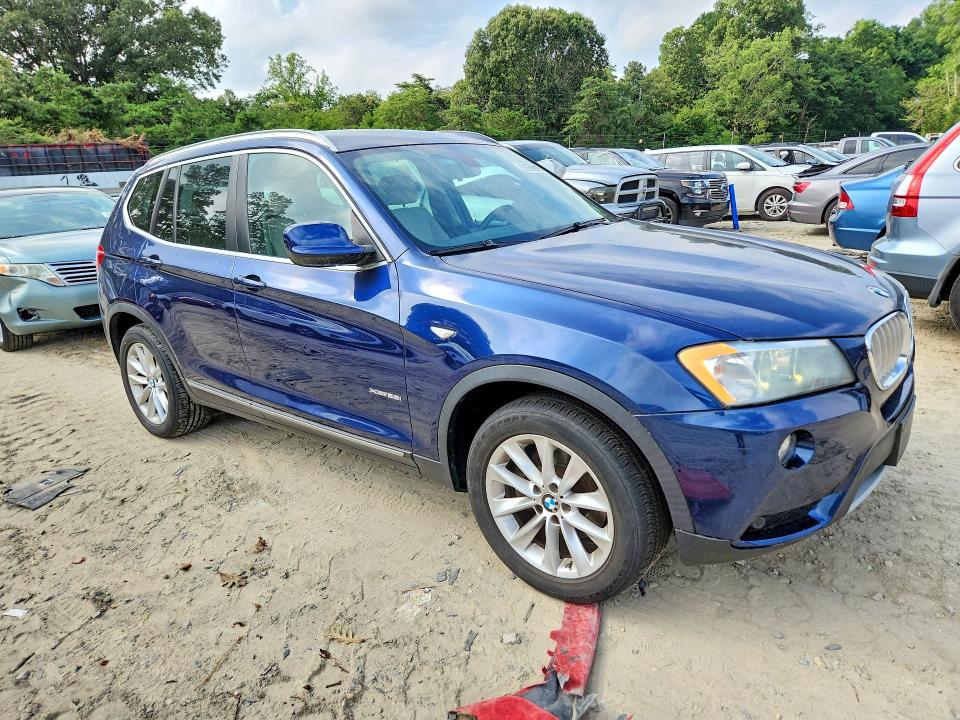 2014 BMW X3 VIN 5UXWX9C56E0D20742 COPART salvage auction — NORMAL WEAR, De - Certificate Of Title, sold $900 on 2026-07-18 (photo 4)