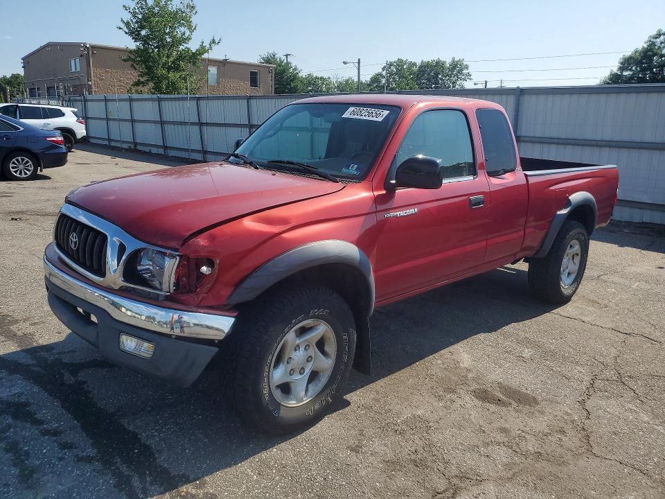 2004 Toyota Tacoma VIN 5TEWM72N84Z374393 COPART salvage auction — FRONT END, Nj - Cert Of Title-Salvage, sold $2,250 on 2026-07-28 (photo 1)