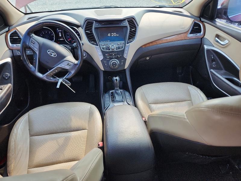 2013 Hyundai Santa fe VIN KM8SR4HF8DU013118 COPART salvage auction — REAR END, Al - Certificate Of Title, sold $2,202 on 2026-08-01 (photo 8)