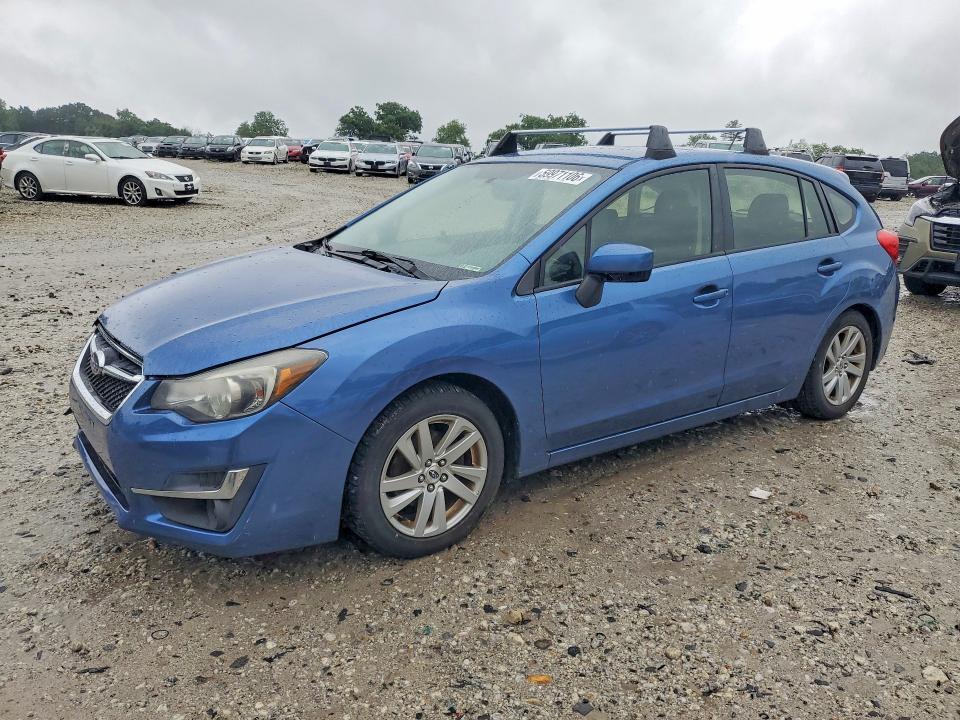 2015 Suba Impreza VIN JF1GPAC62F8253577 COPART salvage auction — FRONT END, MA - CERTIFICATE OF TITLE, sold $625 on 2026-07-29 (photo 1)