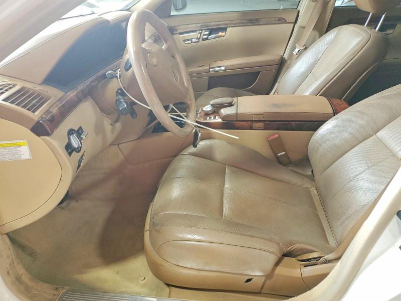 2007 Mercedes-benz S class VIN WDDNG71X07A082134 COPART salvage auction — MINOR DENT/SCRATCHES, Ny - Certificate Of Title, sold $475 on 2026-07-22 (photo 7)