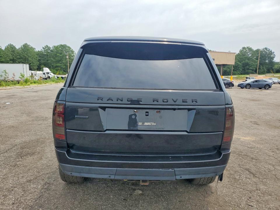 2014 Land rover Rangerover VIN SALGV3TF4EA194737 COPART salvage auction — BURN, Sc - Cert Of Title-Salvage, sold $9,600 on 2026-07-31 (photo 6)