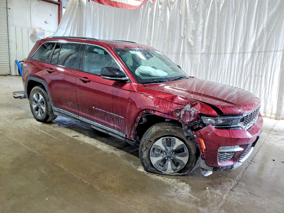 2025 Jeep Cherokee VIN 1C4RJYB63S8704234 COPART salvage auction — FRONT END, Ca - Certificate Of Title, sold $15,600 on 2026-08-10 (photo 4)