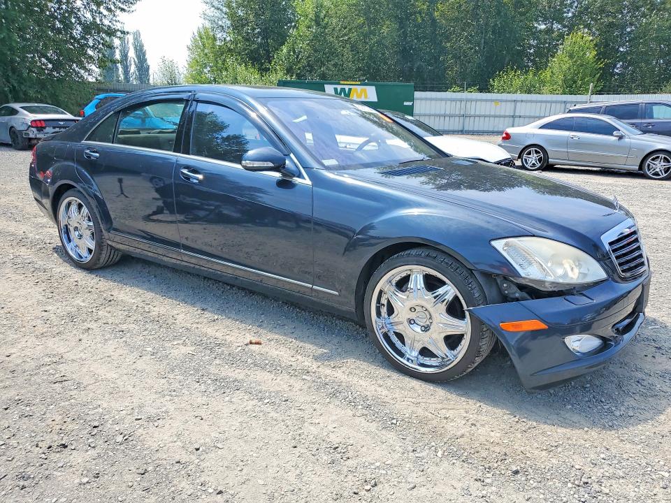 2007 Mercedes-benz S class VIN WDDNG71X07A140856 COPART salvage auction — FRONT END, WA - VEHICLE CERT OF OWNERSHIP-TITL, sold $1,950 on 2026-07-27 (photo 4)