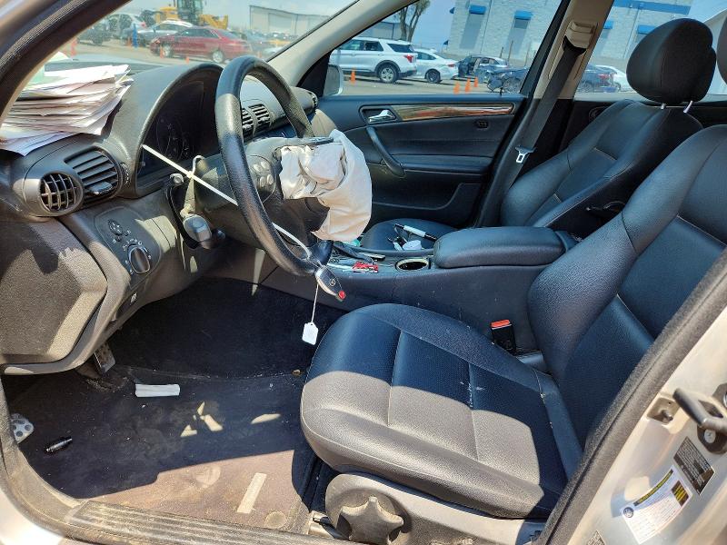 2007 Mercedes-benz C class VIN WDBRF52H47F928034 COPART salvage auction — FRONT END, NM - CERT OF TITLE-SALVAGE (P), sold $450 on 2026-08-27 (photo 7)