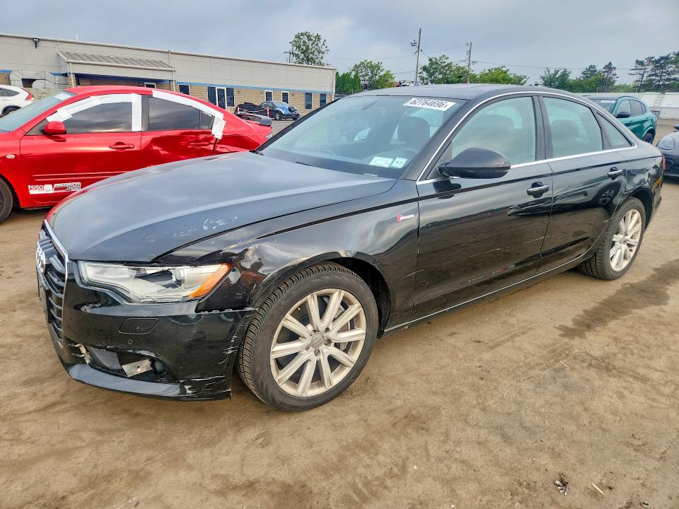 2014 Audi A6 VIN WAUFGAFC5EN054480 COPART salvage auction — FRONT END, CT - CERT OF TITLE-SALVAGE, sold $1,900 on 2026-07-31 (photo 1)