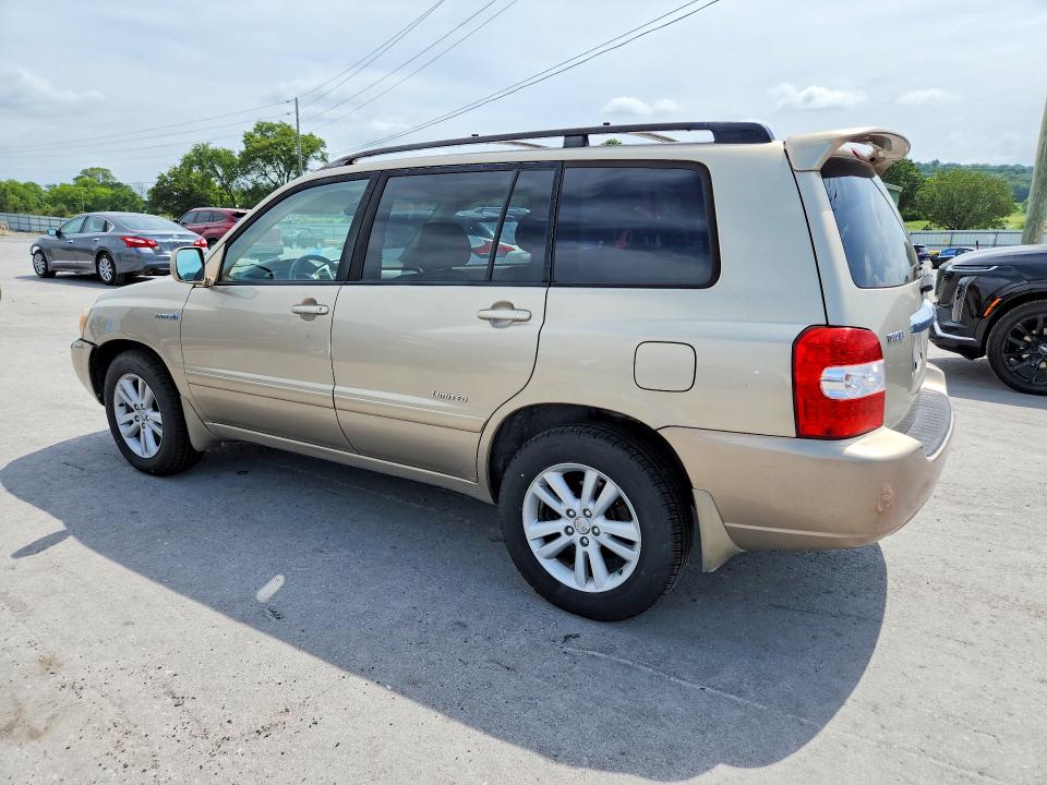 2007 Toyota Highlander VIN JTEDW21A170022677 COPART salvage auction — MECHANICAL, Ks - Certificate Of Title, sold $575 on 2026-07-27 (photo 2)