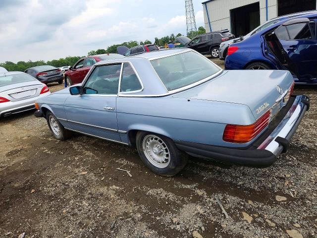 1984 Mercedes-benz Sl-class VIN WDBBA45A6EA005430 COPART salvage auction — MECHANICAL, PA - CERT OF TITLE, sold $6,400 on 2026-07-29 (photo 2)